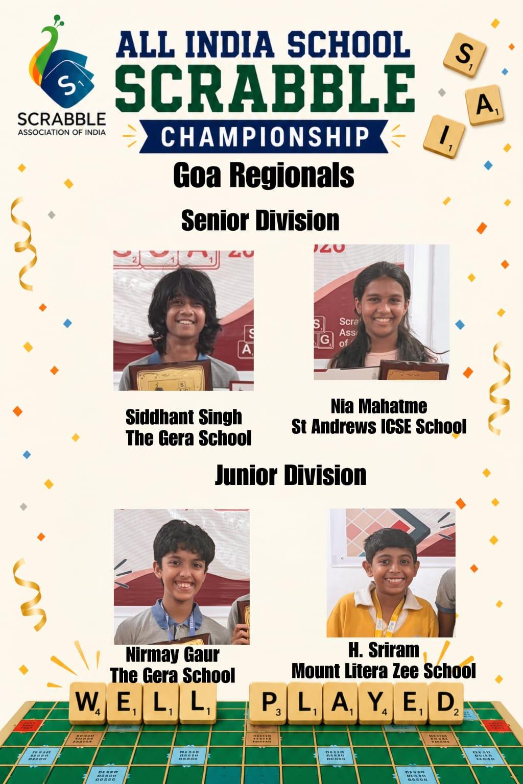 Goa Winners